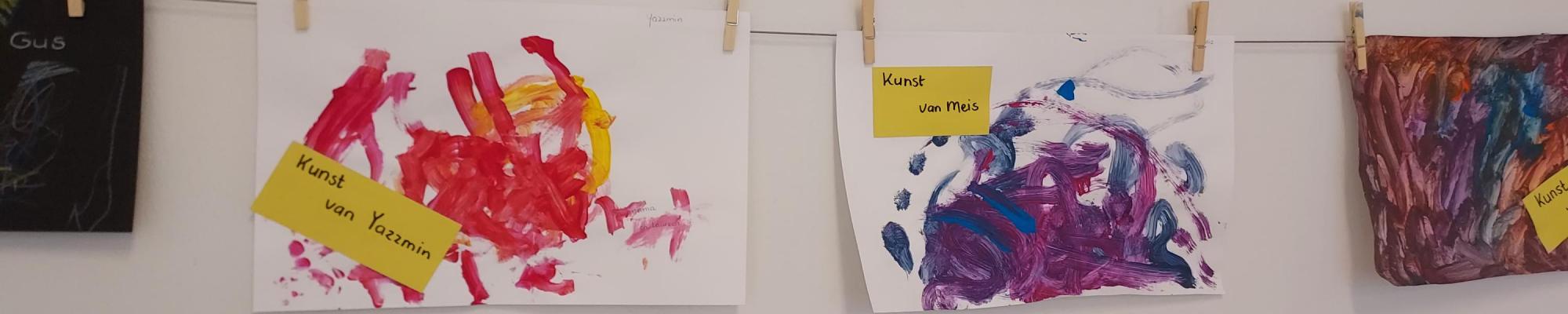 Knutselwerkjes van kinderen