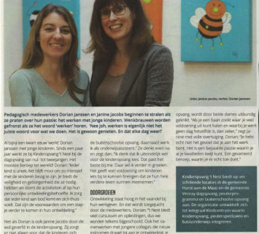 Onze passie: het werken met jonge kinderen