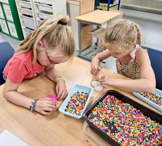 Spelen met strijkkralen